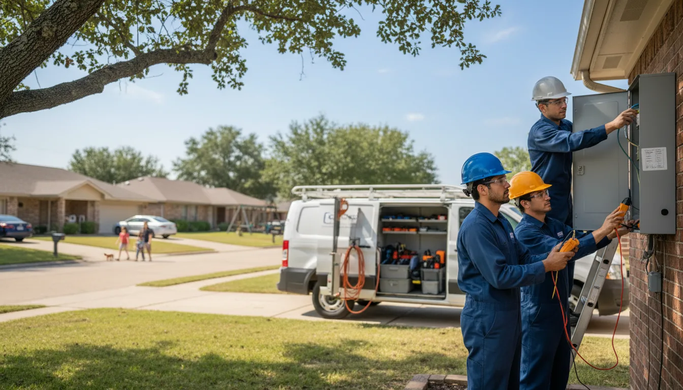 Certified electrician providing emergency electrical services in Clark, MO